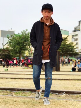 「easywear」｜Ben.Suさん（メンズ・174cm）の冬コーディネート