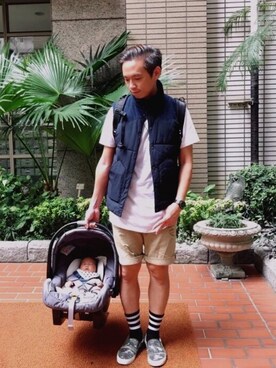 「アイテム（スリッポン、その他）」を使った、Ben.Suさん（メンズ・174cm）の冬コーディネート