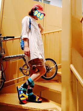 968さん（レディース・158cm）の夏コーディネート