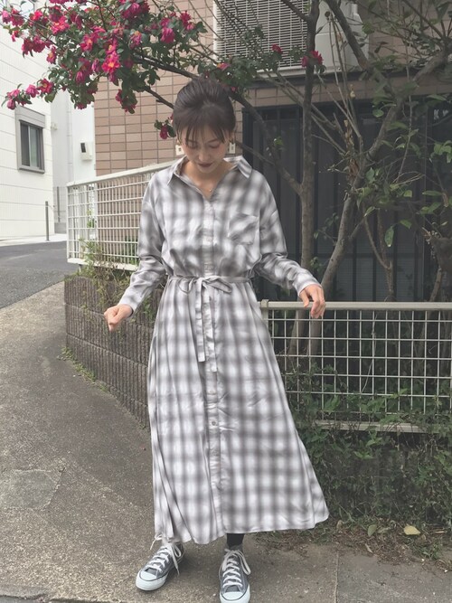 Akiiko S Adira Adiraのシャツワンピースを使ったコーディネート Wear