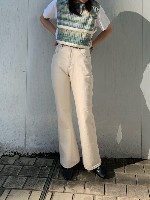 FACTOTUM studious別注フレアパンツ
