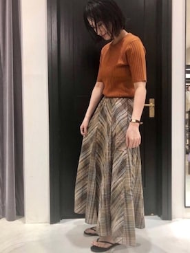 fujiさん（レディース・162cm）の夏コーディネート