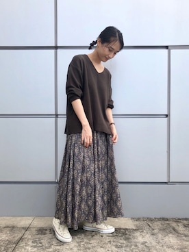 fujiさん（レディース・162cm）の秋コーディネート