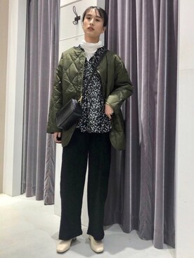 fujiさん（レディース・162cm）の冬コーディネート