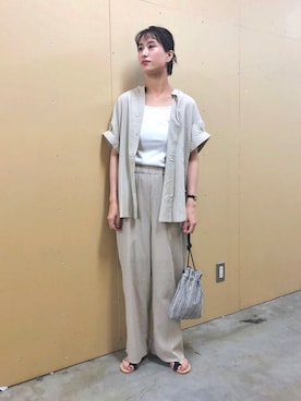 fujiさん（レディース・162cm）の春コーディネート