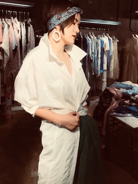 「jimi roos（ジミル―ス）のアイテム」を使った、小寶さん（レディース・164cm）の冬コーディネート