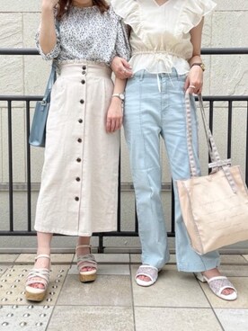 「もちまる」｜もちをさん（レディース・144cm）の春コーディネート