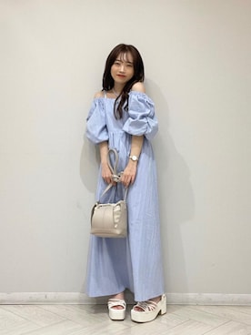 「わんぴ」｜もちをさん（レディース・144cm）の夏コーディネート