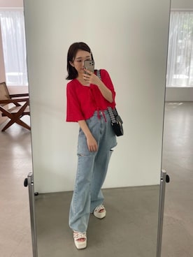 「でにむ」｜「アイテム（サンダル）」を使った、もちをさん（レディース・144cm）の秋コーディネート