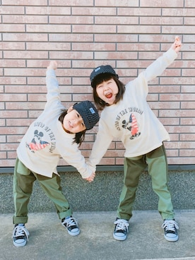 *⋆◡̈⃝Ri♡Ra◡̈⃝⋆*さん（キッズ・110cm）の春コーディネート