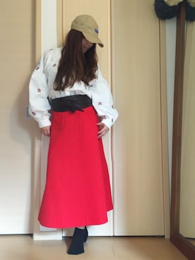 「IRONY（アイロニー）のアイテム」を使った、yayacoさん（レディース・156cm）の春コーディネート