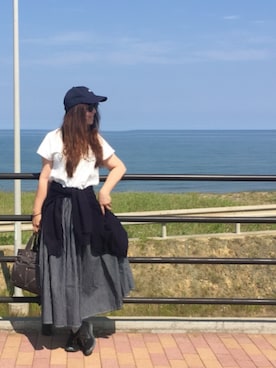 「キヤップ」｜yayacoさん（レディース・159cm）の夏コーディネート