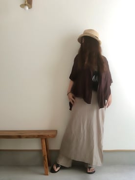 「FIKA（フィカ）のアイテム」を使った、yayacoさん（レディース・156cm）の秋コーディネート