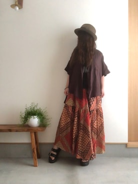 「FIKA（フィカ）のアイテム」を使った、yayacoさん（レディース・156cm）の秋コーディネート