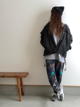 「BBQ」｜「アイテム（ジャケット/アウター）」を使った、yayacoさん（レディース・156cm）の秋コーディネート