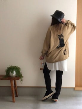 「うしろ姿」｜yayacoさん（レディース・156cm）の秋コーディネート