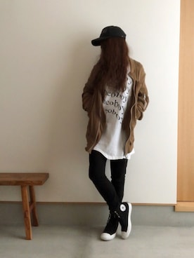 「UNDERCOVER（アンダーカバー）のアイテム（ブルゾン）」を使った、yayacoさん（レディース・156cm）の秋コーディネート