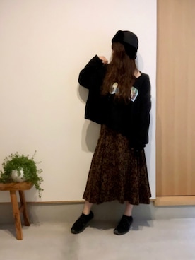「帽子好き！」｜yayacoさん（レディース・156cm）の冬コーディネート