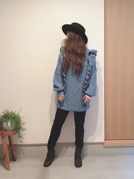 yayacoさん（レディース・156cm）の冬コーディネート