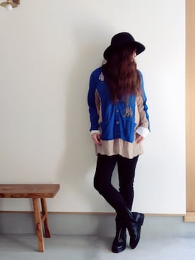 「Simplicite（サンプリシテ）のアイテム（シューズ）」を使った、yayacoさん（レディース・156cm）の冬コーディネート