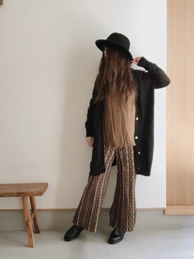 「ARCHI（アーキ）のアイテム」を使った、yayacoさん（レディース・156cm）の冬コーディネート