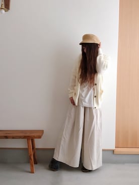 「MY（マイ）のアイテム」を使った、yayacoさん（レディース・156cm）の春コーディネート