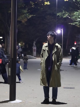 納豆さん（メンズ・178cm）の秋コーディネート