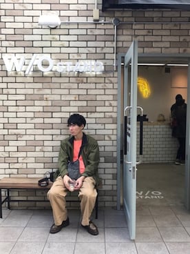 納豆さん（メンズ・178cm）の秋コーディネート