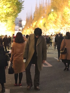 納豆さん（メンズ・178cm）の冬コーディネート