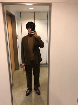 納豆さん（メンズ・178cm）の冬コーディネート