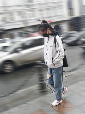 「下雨天」｜雅哥啊さん（レディース・174cm）の春コーディネート