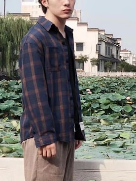 「UNIQUE（ユニーク）のアイテム」を使った、zakkai gさん（メンズ・182cm）の秋コーディネート