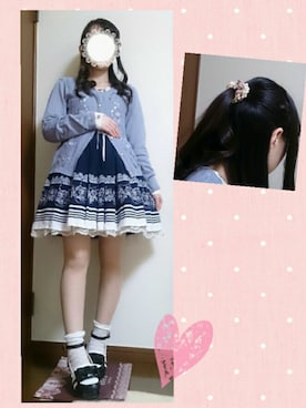「axes femme（アクシーズファム）のアイテム（ヘアアクセサリー）」を使った、しゃけまろさん（レディース・148cm）の春コーディネート
