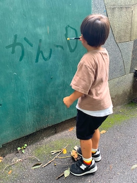 kankanさん（キッズ・90cm）の秋コーディネート