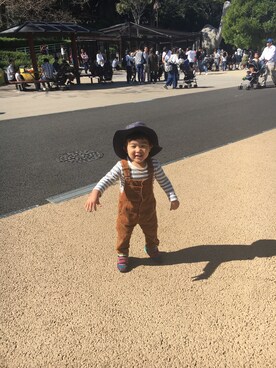 「ZARA（ザラ）のアイテム（サロペット/オーバーオール）」を使った、iroさん（キッズ・100cm）の冬コーディネート