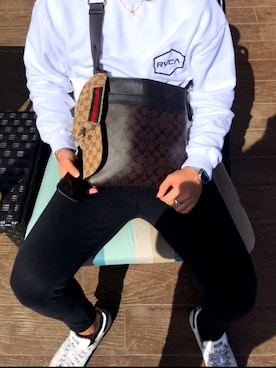 「MAR（メーア）のアイテム」を使った、ゆうさん（メンズ・173cm）の秋コーディネート