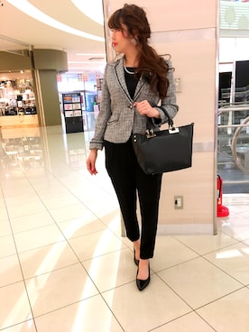 「新入学」｜Hieduさん（レディース・162cm）の冬コーディネート