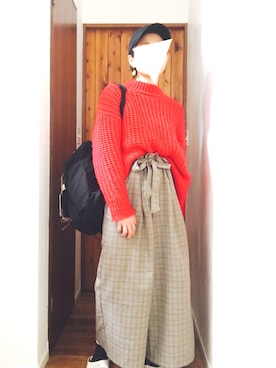 「アイテム（ピアス（両耳用））」を使った、Kairi Sakinagaさん（レディース・158cm・30代）の冬コーディネート