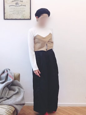 「アイテム（ピアス（両耳用））」を使った、Kairi Sakinagaさん（レディース・158cm・30代）の春コーディネート