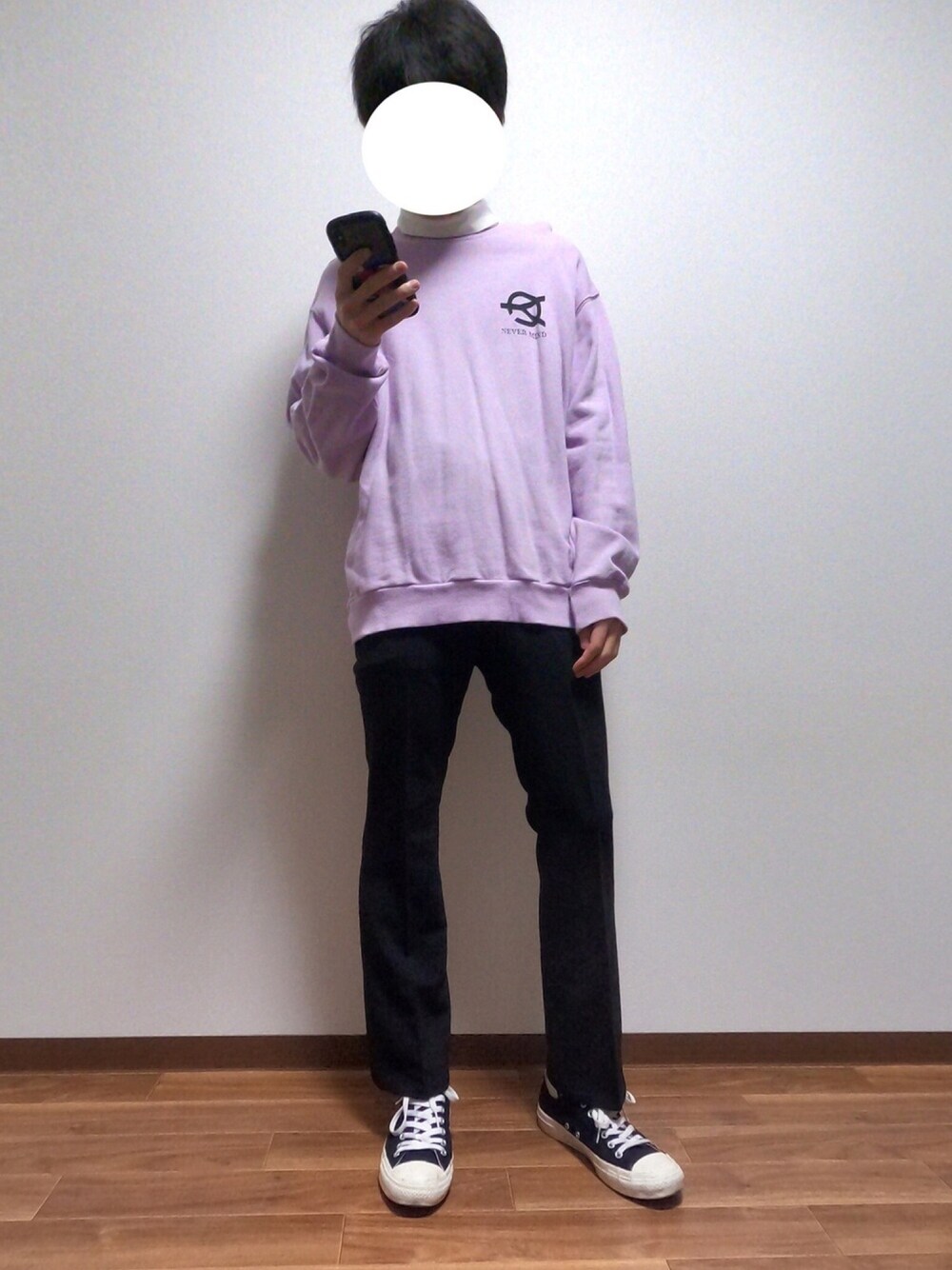 OY(オーワイ)の「リミテッド背中ZIPカッティングトレーナー