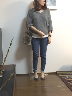 iskさん（レディース・156cm）の秋コーディネート