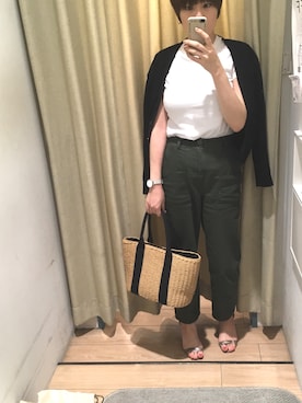 「Daniel Wellington（ダニエルウェリントン）の販売終了クラシックペティット アッシュフィールド32mm（アナログ腕時計）」を使った、iskさん（レディース・156cm）の春コーディネート