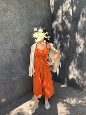 「PULL&BEAR（プルアンドベア）のアイテム（ワンピース/ドレス）」を使った、CHARさん（レディース・159cm）の冬コーディネート