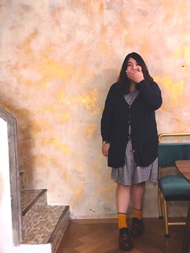 「アイテム（タイツ/ストッキング、オレンジ系）」を使った、Karen.J❤️さん（レディース・172cm）の春コーディネート