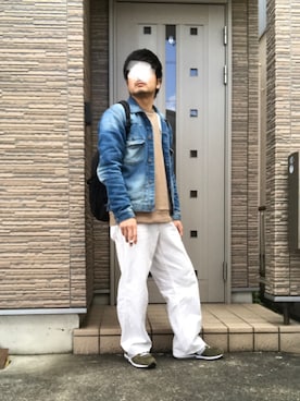 「SEVENDAYS=SUNDAY（セブンデイズサンデイ）のアイテム（デニムジャケット）」を使った、タルナンドさん（メンズ・165cm）の春コーディネート