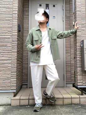 「ラブアンドピース2020」｜「アイテム（スラックス）」を使った、タルナンドさん（メンズ・165cm）の秋コーディネート