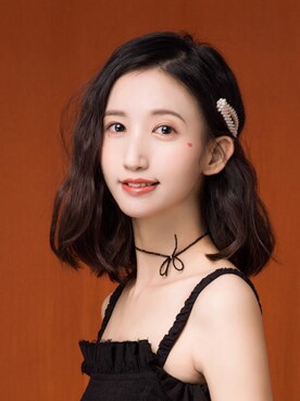 「no brand（ノーブランド）のアイテム（トップス、ブラック系）」を使った、树树Eさん（レディース）の春コーディネート