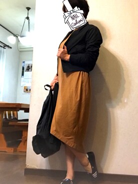 「Right-on（ライトオン）のアイテム（ブルゾン）」を使った、あちゅ❤︎*。さん（レディース・156cm）の秋コーディネート