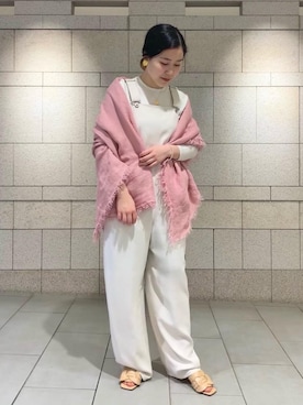 「UNITED ARROWS（ユナイテッドアローズ）のアイテム（オールインワン・サロペット）」を使った、松尾（matsuo）さん（レディース・153cm）の春コーディネート