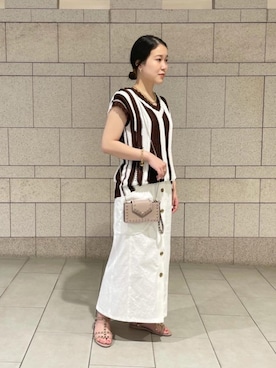 松尾（matsuo）さん（レディース・153cm）の春コーディネート